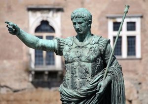 Bronze statue of Augustus Caesar
