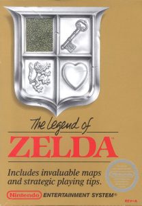 The Legend of Zelda, original NES box