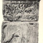 A bull behind a tree with three cranes on his back and head; inscription TARVOSTRIGARANUS at top