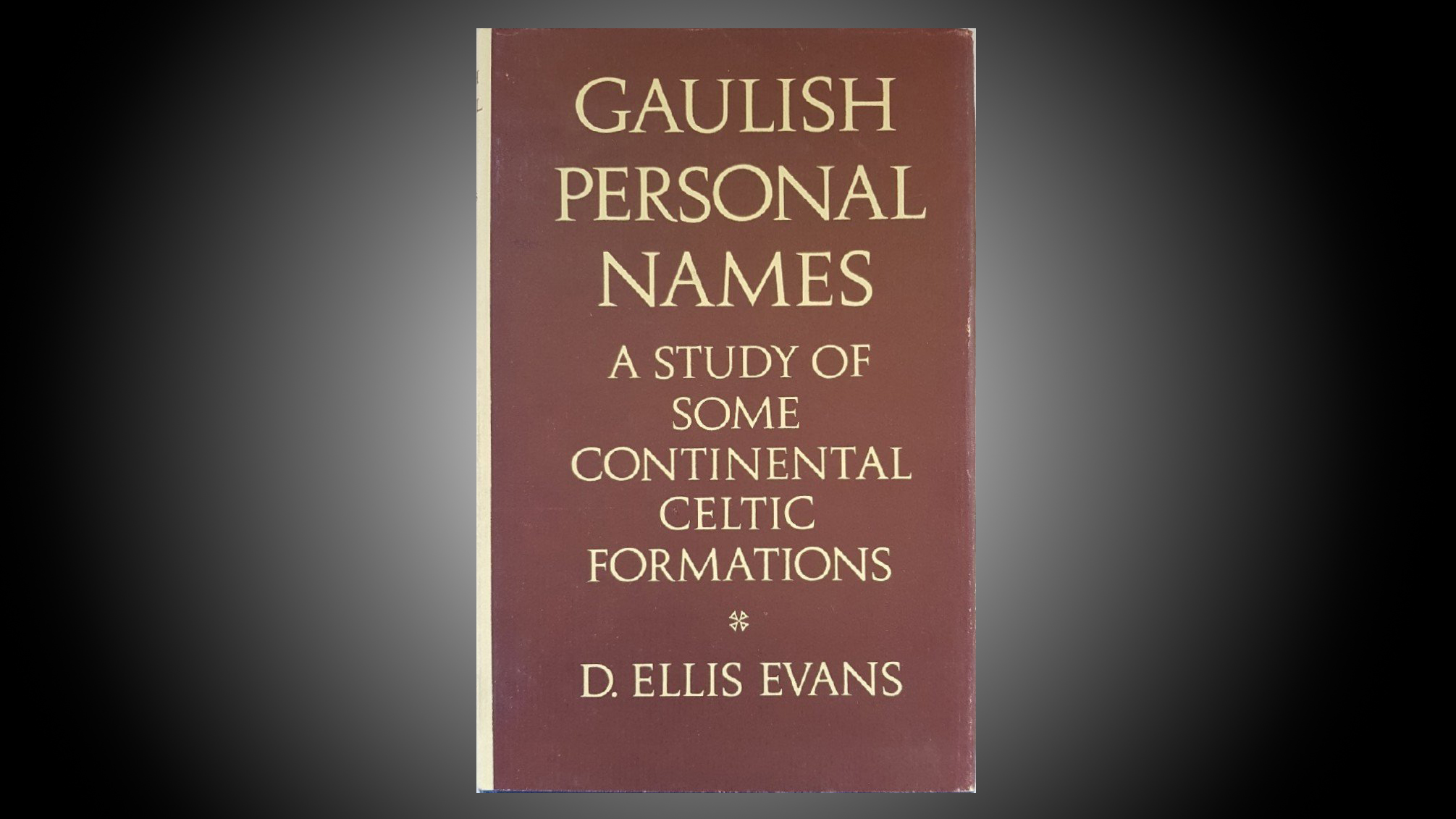 Cover of Gaulish Personal Names by Evans