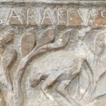 Detail of a Crane with inscription GARANUS above